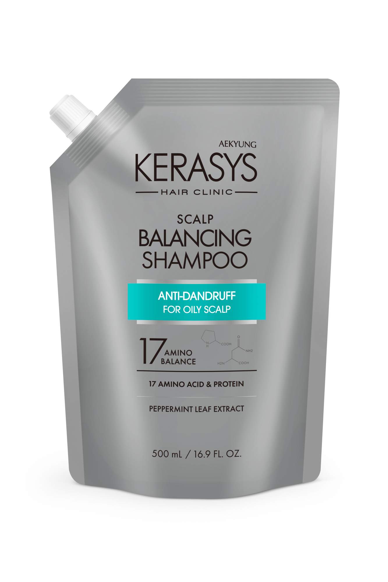 Шампунь KeraSys Scalp Balancing Shampoo для жирной и проблемной кожи головы  500 мл - купить в Мегамаркет Москва, цена на Мегамаркет