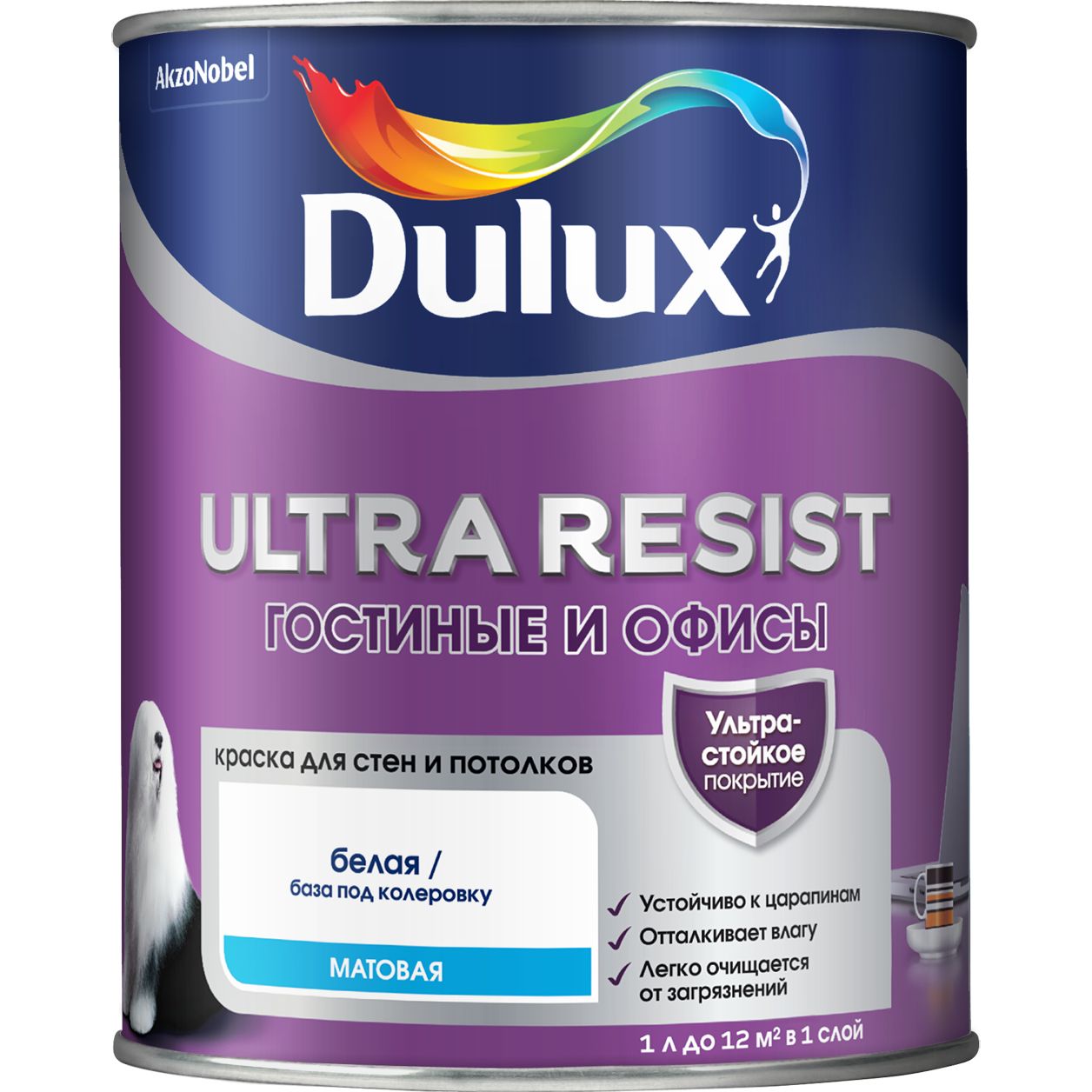 Dulux ultra resist кухня и ванная матовая