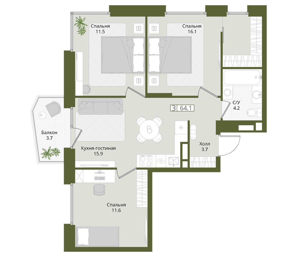 Планировка квартиры