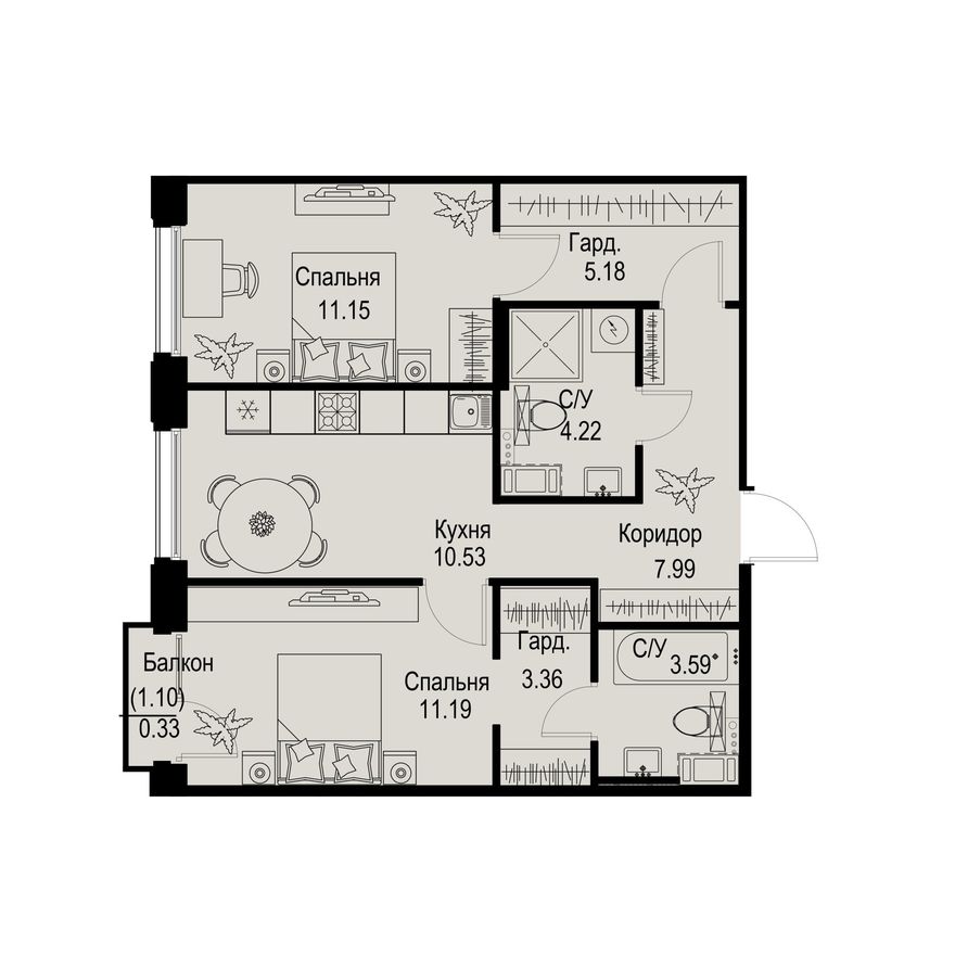 Планировка квартиры