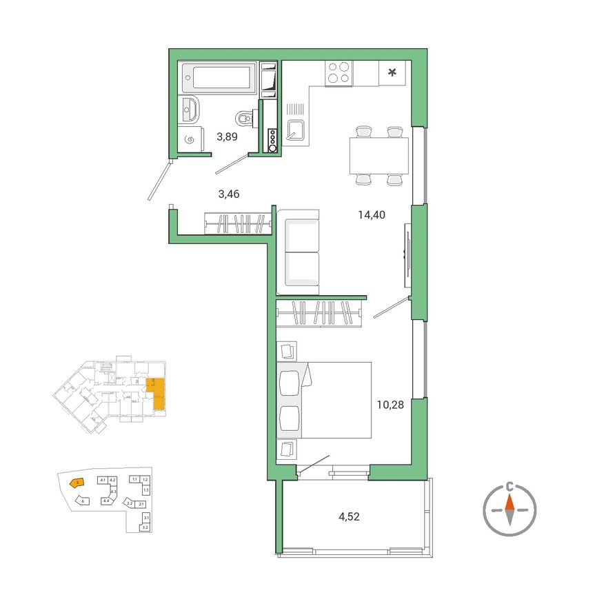 Планировка квартиры