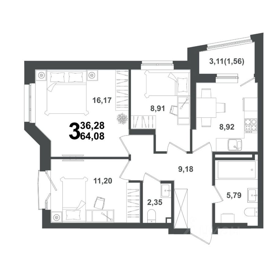 Планировка квартиры