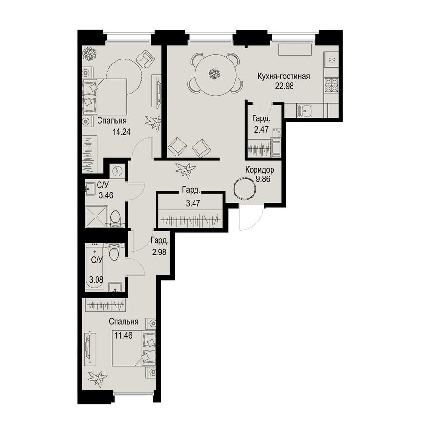 Планировка квартиры