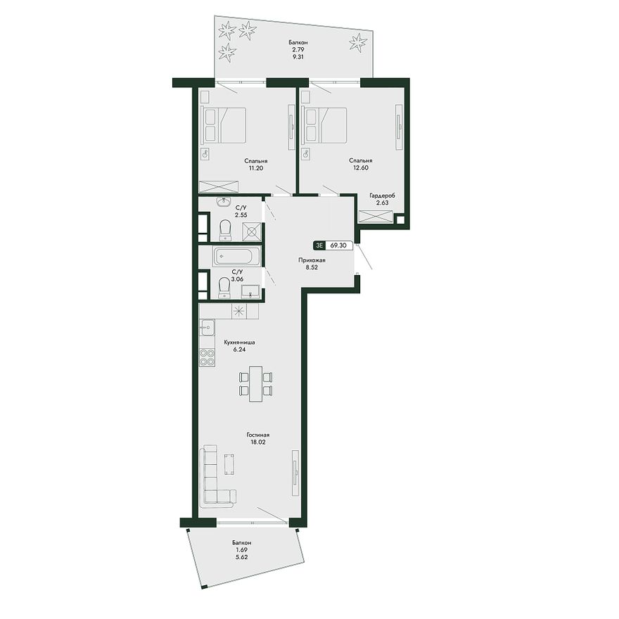 Планировка квартиры