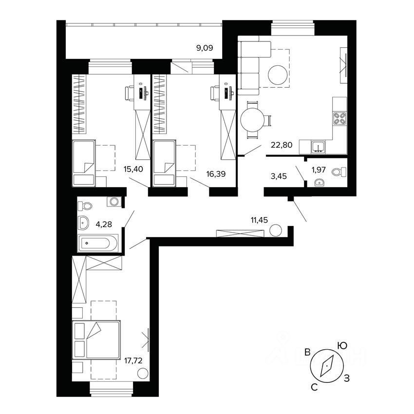 Планировка квартиры