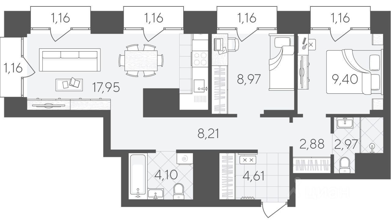 Планировка квартиры