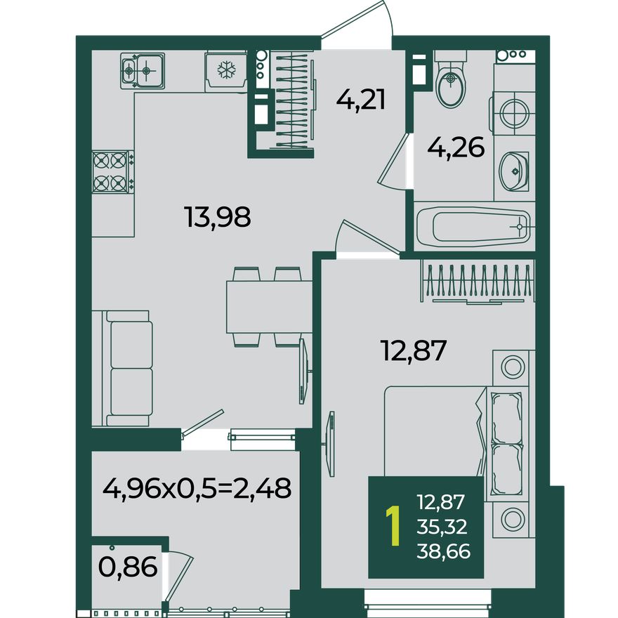 Планировка квартиры