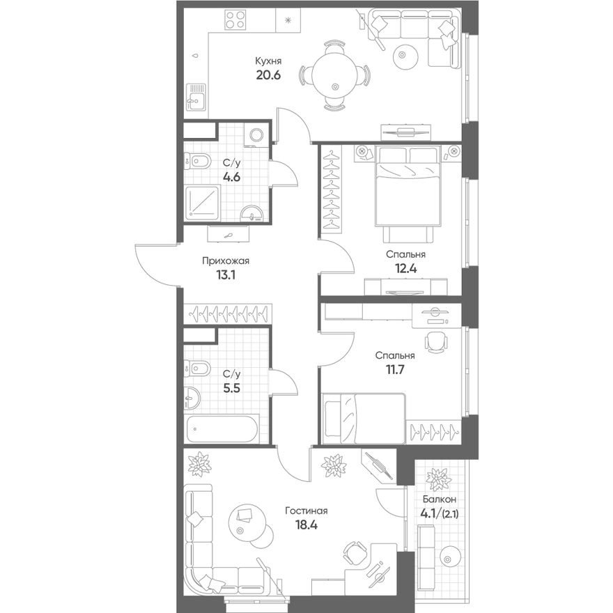 Планировка квартиры