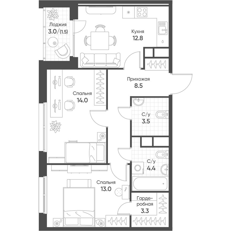 Планировка квартиры