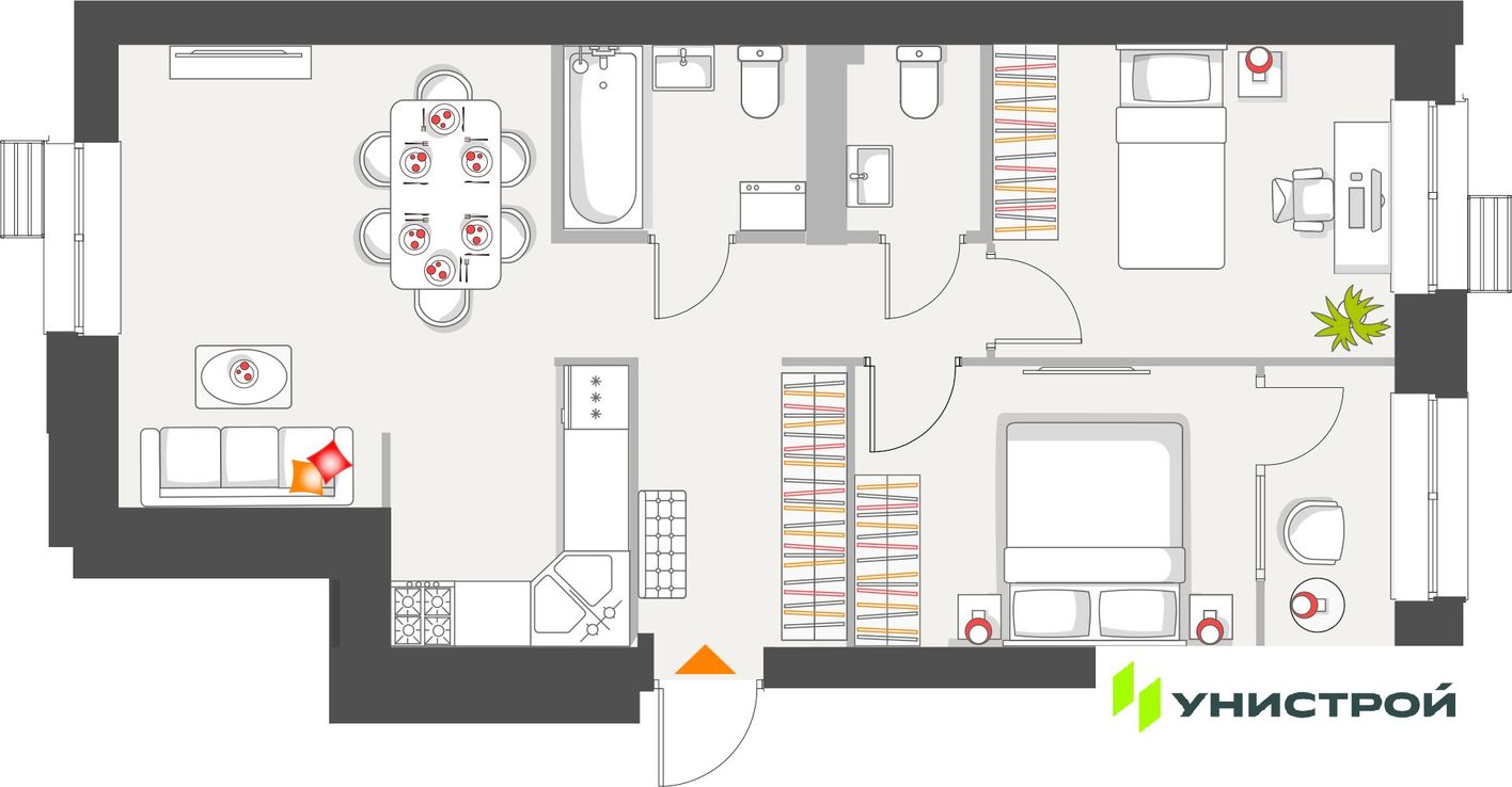 Планировка квартиры