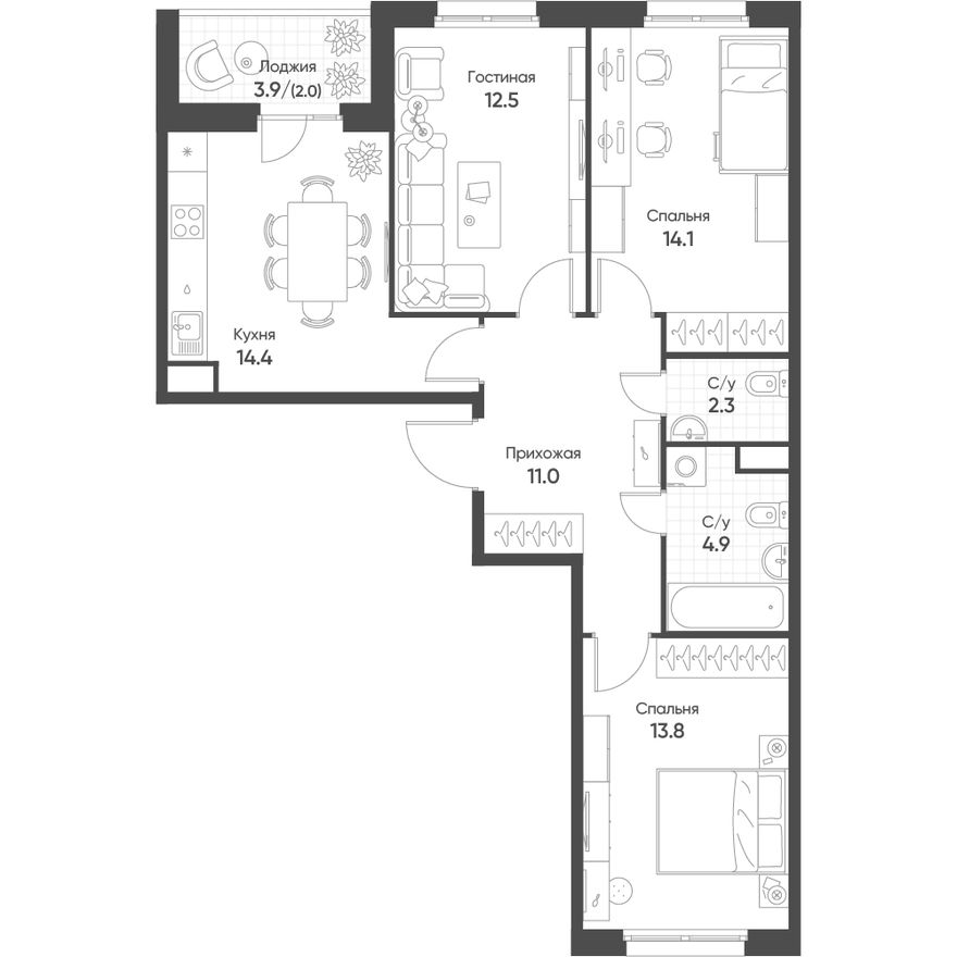 Планировка квартиры