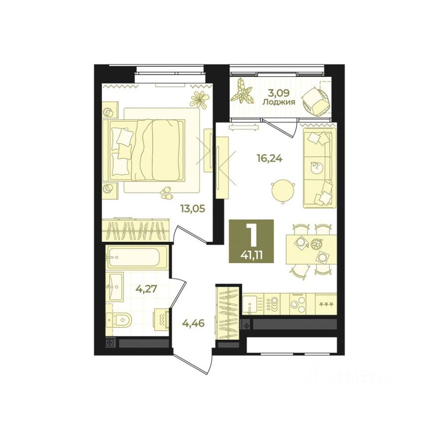 Планировка квартиры